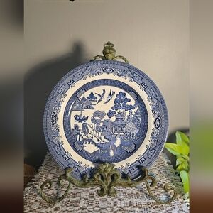 Classic Blue and White Dinner Plate